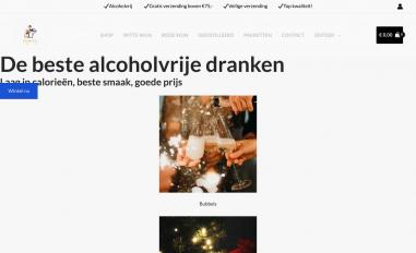 Schermafbeelding van wijnvrij.com