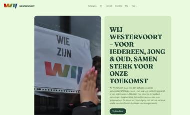 Schermafbeelding van wijwestervoort.nl