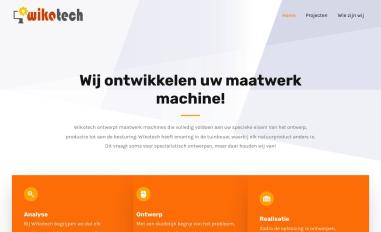 Schermafbeelding van wikotech.nl