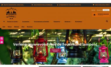 Schermafbeelding van wilderness-cooking.nl