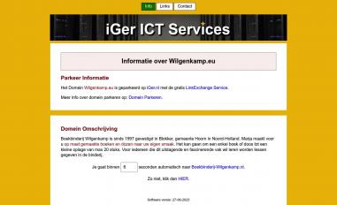 Schermafbeelding van wilgenkamp.eu