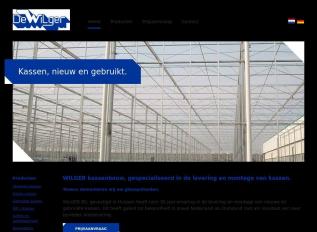 Schermafbeelding van wilgerkassenbouw.nl