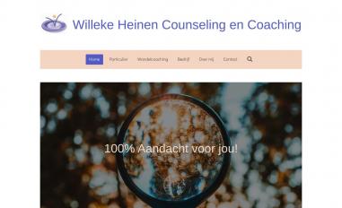 Schermafbeelding van willekeheinencounselingencoaching.nl