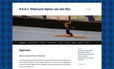 Schermafbeelding van wilskrachtalphen.nl