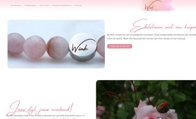 Schermafbeelding van wink-bracelets.nl