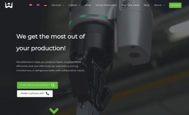 Schermafbeelding van wiredworkers.io