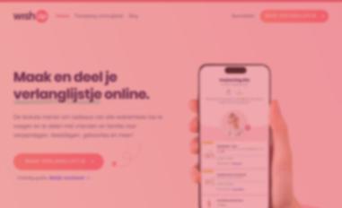 Schermafbeelding van wishup.be