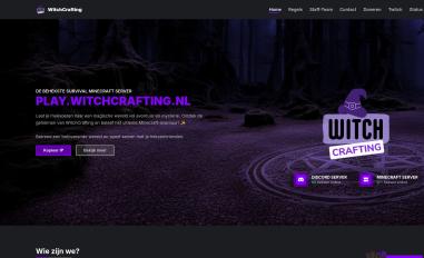 Schermafbeelding van witchcrafting.nl