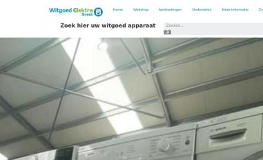 Schermafbeelding van witgoedelektrasneek.nl