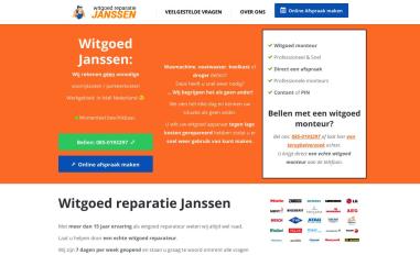 Schermafbeelding van witgoedreparatie-janssen.nl