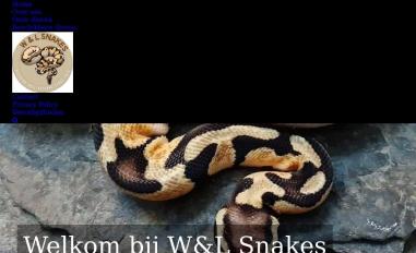 Schermafbeelding van wlsnakes.nl