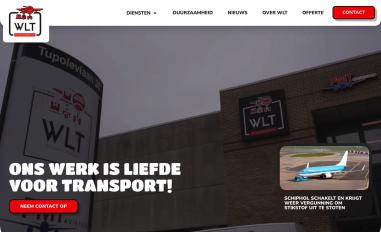 Schermafbeelding van wltkoeriers.nl