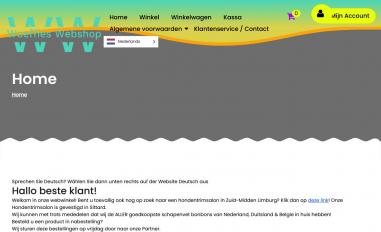 Schermafbeelding van woeffieswebshop.nl