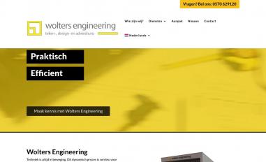 Schermafbeelding van wolters-engineering.nl
