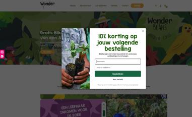 Schermafbeelding van wonderbeans.com