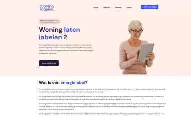 Schermafbeelding van woninglabelen.nl