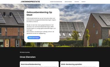Schermafbeelding van woningprestatie.nl