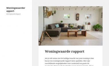Schermafbeelding van woningwaarderapport.com