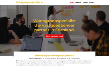 Schermafbeelding van woongroepspecialist.nl