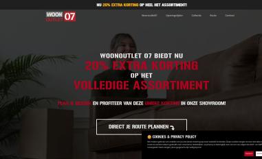 Schermafbeelding van woonoutlet07.nl