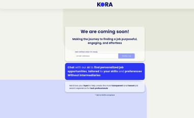 Schermafbeelding van workwithkora.com