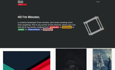 Schermafbeelding van wouter.codes