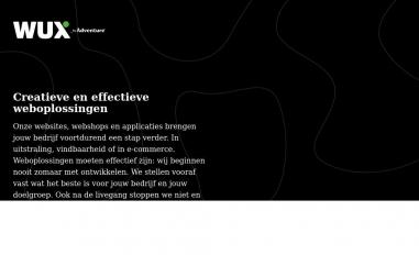 Schermafbeelding van wux.nl