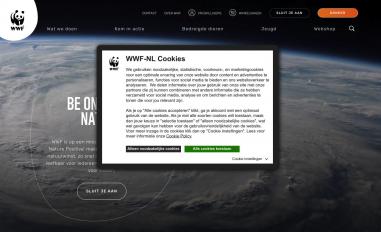 Schermafbeelding van wwf.nl