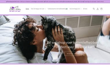 Schermafbeelding van www-thehappycatshop-nl.myshopify.com