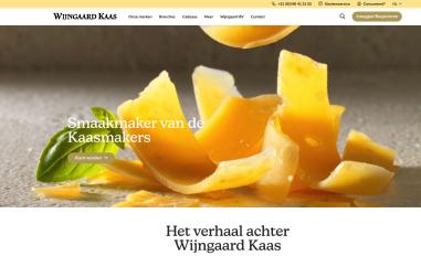 Schermafbeelding van wyngaardkaas.nl