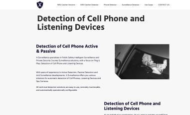 Schermafbeelding van x-surveillance.com