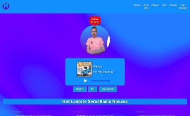Schermafbeelding van xerosradio.netlify.app
