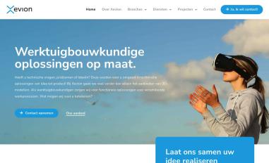 Schermafbeelding van xevion.nl