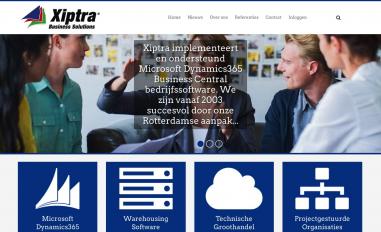 Schermafbeelding van xiptra.nl