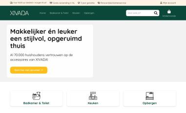 Schermafbeelding van xivada.nl