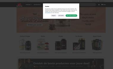 Schermafbeelding van xxlnutrition.nl