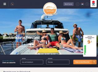 Schermafbeelding van yachts4u.nl