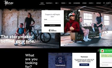 Schermafbeelding van yarncycling.com