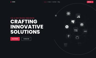 Schermafbeelding van yarne.me