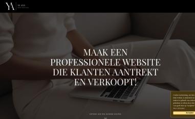 Schermafbeelding van yeannwebdesigns.nl