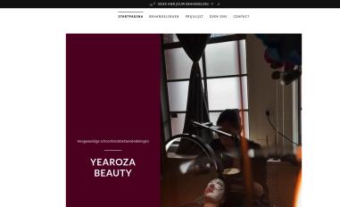 Schermafbeelding van yearoza-beauty.nl