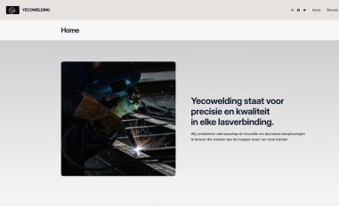 Schermafbeelding van yecowelding.be