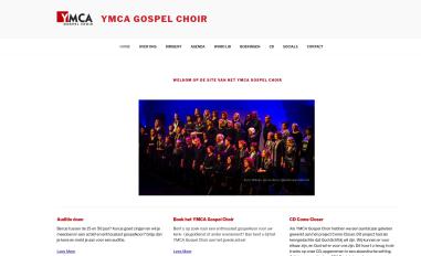 Schermafbeelding van ymcagospelchoir.nl