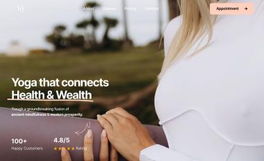 Schermafbeelding van yogabonbon.com