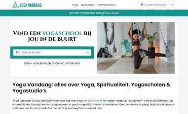Schermafbeelding van yogavandaag.com