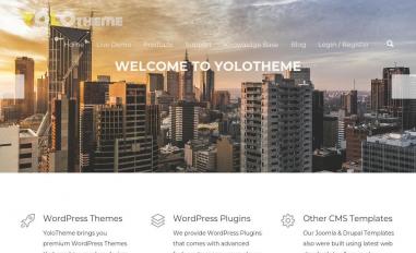 Schermafbeelding van yolotheme.com