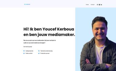 Schermafbeelding van youcefkerboua.nl