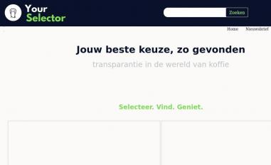 Schermafbeelding van yourselector.nl