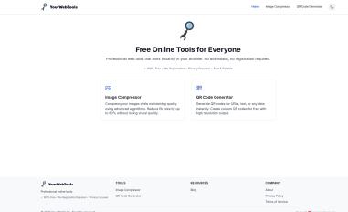 Schermafbeelding van yourwebtools.online