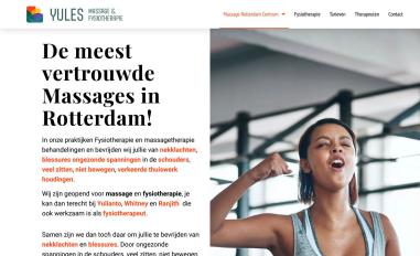 Schermafbeelding van yulesmasseert.nl